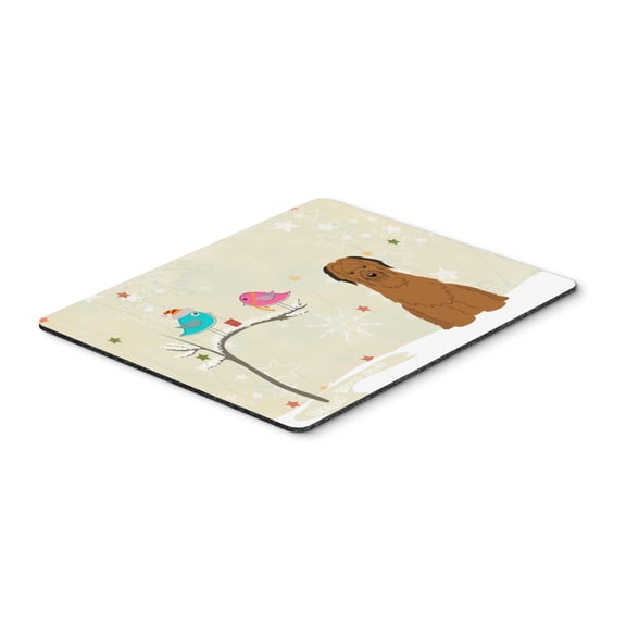 Christmas Presents between Friends Briard - Brown Mouse Pad Hot Pad or Trivet
