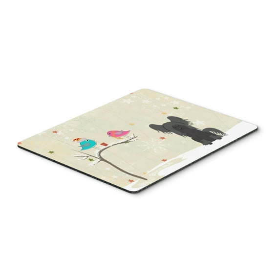 Christmas Presents between Friends Chinese Crested - Black Mouse Pad Hot Pad or Trivet