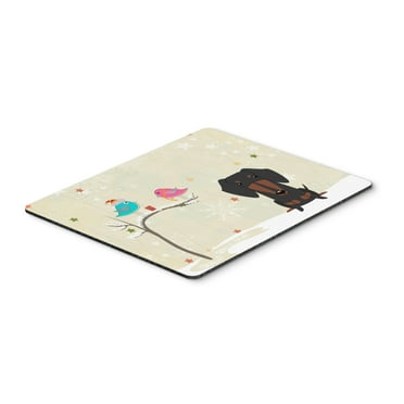 Christmas Presents between Friends Dachshund - Black and Tan Mouse Pad Hot Pad or Trivet