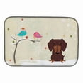 thumbnail image 1 of Christmas Presents between Friends Dachshund Chocolate Dish Drying Mat, 1 of 4
