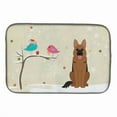 thumbnail image 1 of Christmas Presents between Friends German Shepherd Dish Drying Mat, 1 of 1