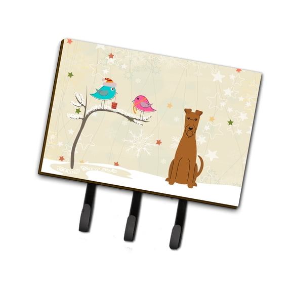 Christmas Presents between Friends Irish Terrier Leash or Key Holder