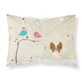 thumbnail image 1 of Christmas Presents between Friends Papillon Fabric Standard Pillowcase, 1 of 2