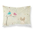 thumbnail image 1 of Christmas Presents between Friends Papillon - Sable and White Fabric Standard Pillowcase, 1 of 2