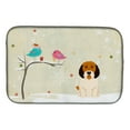 thumbnail image 1 of Christmas Presents between Friends Petit Basset Griffon Veenden Dish Drying Mat, 1 of 1