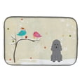 thumbnail image 1 of Christmas Presents between Friends Poodle Silver Dish Drying Mat, 1 of 4