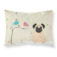 thumbnail image 1 of Christmas Presents between Friends Pug - Fawn Fabric Standard Pillowcase, 1 of 2