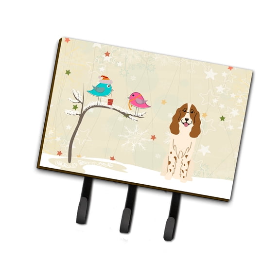 Christmas Presents between Friends Russian Spaniel Leash or Key Holder