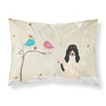 thumbnail image 1 of Christmas Presents between Friends Swiss Hound Fabric Standard Pillowcase, 1 of 2
