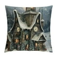 thumbnail image 1 of Christmas Print Fun Cushion Cover Novelty Throw Pillow Case  Outdoor Sofa Couch Living Room Single, 1 of 5