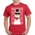 thumbnail image 1 of Christmas Print T Shirt for Men Xmas Llama - S M L XL 2XL 3XL 4XL 5XL Xmas Graphic Tee - Christmas Gift Holiday Cotton T-Shirt for Men, 1 of 2