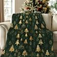 thumbnail image 1 of Christmas Printed Blanket Flannel Throw Sofa Blanket Air Conditioning Blanket Nap Blanket Home Comfort Bedding accessory, 1 of 6
