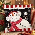 thumbnail image 1 of (Off-Season Clearance)Christmas Printed Pillow Cover - 45x45cm Festive Sofa Bed Decor (Set of 1), 1 of 6