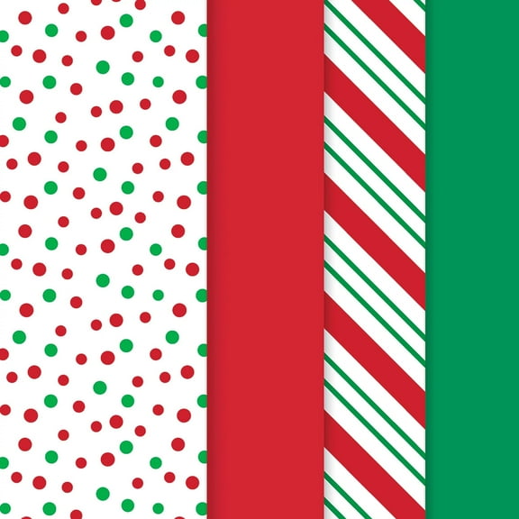 Christmas Printed Tissue Paper - 20in. x 20in. - 30 Sheets (Assorted) (180266)