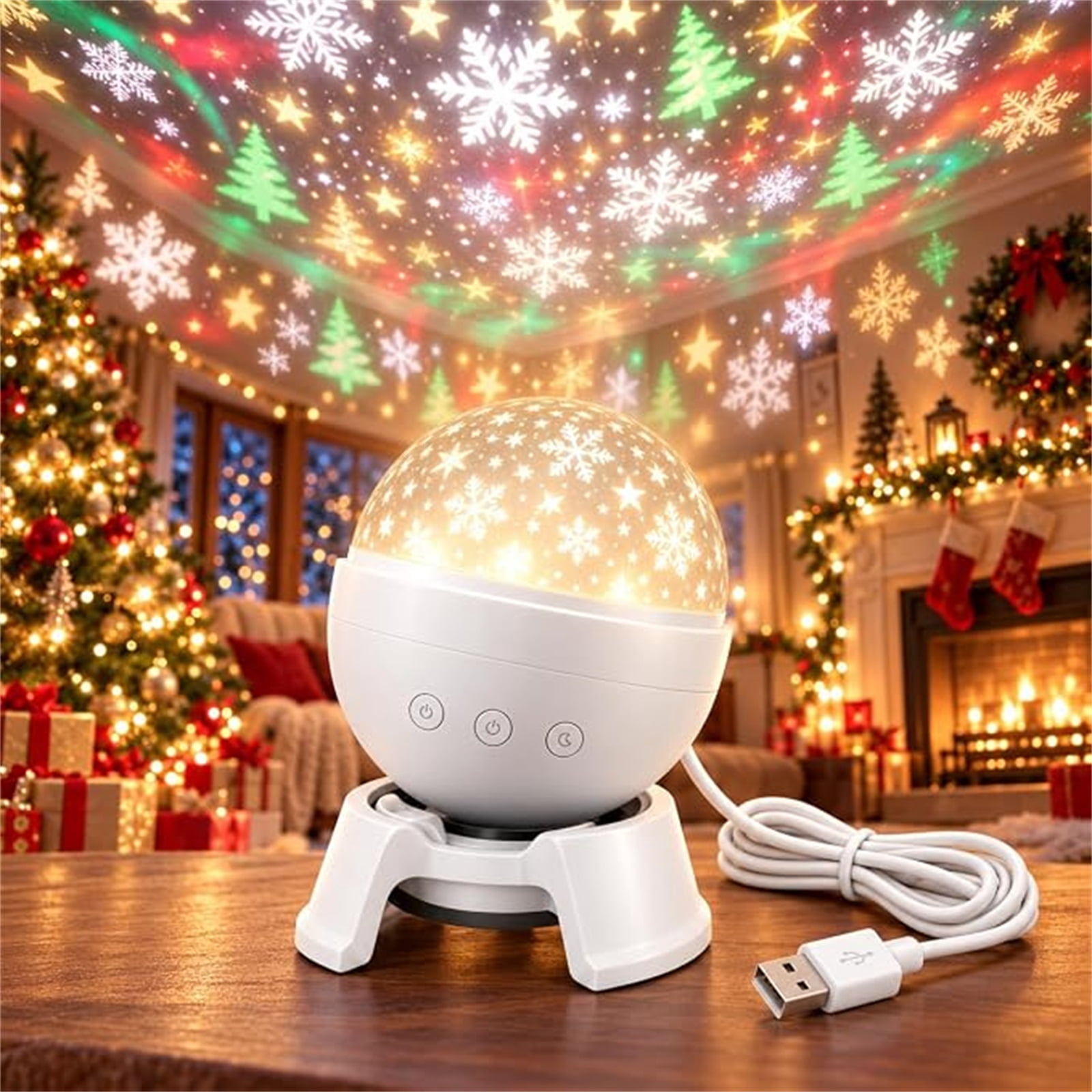 Rojection Formula Christmas Projection Light, IP65 Waterproof Holiday Projector with ...