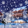 thumbnail image 1 of Christmas Projector Light Snowfall LED Projector Waterproof Rotating Snow Projection with Remote Decorative Projector for Christmas, Halloween Party, 1 of 12
