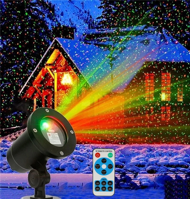 Christmas Projector Lights Outdoor, Waterproof Christmas Laser Lights