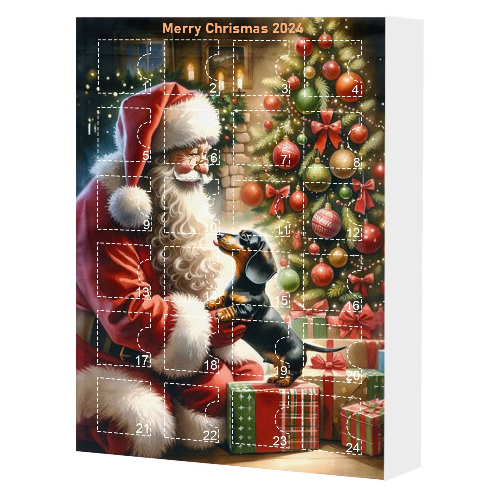 Christmas Promotion Products Cute Advent Calendar 2024 For Kids 24