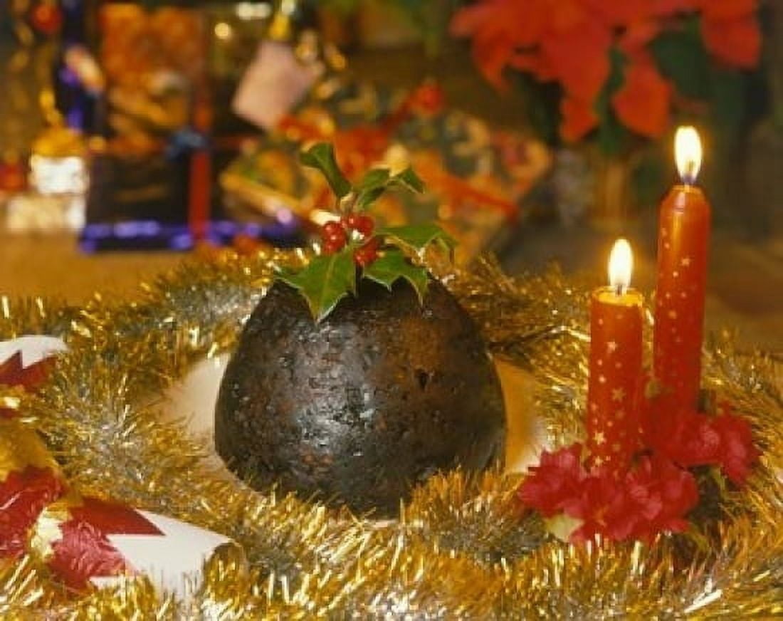 Christmas Pudding England Canvas Art - Paul Thompson DanitaDelimont (16 x 13)