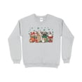 thumbnail image 1 of Christmas Pugs and Coffee Sweatshirt, 1 of 11
