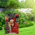 Christmas Puppy Christmas Garden Flag Inch Double Sided For Outdoor