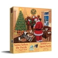 thumbnail image 1 of SUNSOUT INC - Santa Solves the Puzzle - 1000 pc Jigsaw Puzzle by Artist: Higgins Bond - Finished Size 20" x 27" Christmas - MPN# 45865, 1 of 5