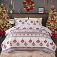 thumbnail image 1 of Christmas Bedspread Set for Queen Beds Holiday Decor - Includes Bedspread and Shams, 1 of 8