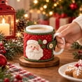 thumbnail image 1 of Christmas Quilted Mug Cozy Sewing Kit,DIY Holiday Craft for Beginners, 1 of 3