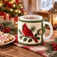 thumbnail image 1 of Christmas Quilted Mug Cozy Sewing Kit,DIY Holiday Craft for Beginners, 1 of 3
