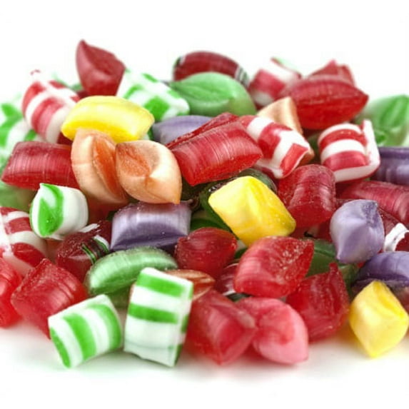 Christmas Rainbow Gems miniature fruit hard candy 2 pounds