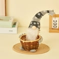 thumbnail image 1 of Christmas Rattan Basket, Fruit Candy Holder with Faceless Doll Design, Sturdy Wicker Construction Versatile Use, Festive Decor for Home Table, Holiday Centerpiece Gift, Xmas Celebrations, 1 of 5