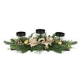 thumbnail image 1 of Christmas Rattan Candlestick – Festive Centerpiece Candle Holder with Garland for Holiday Table, Party & Home Decor, 1 of 5