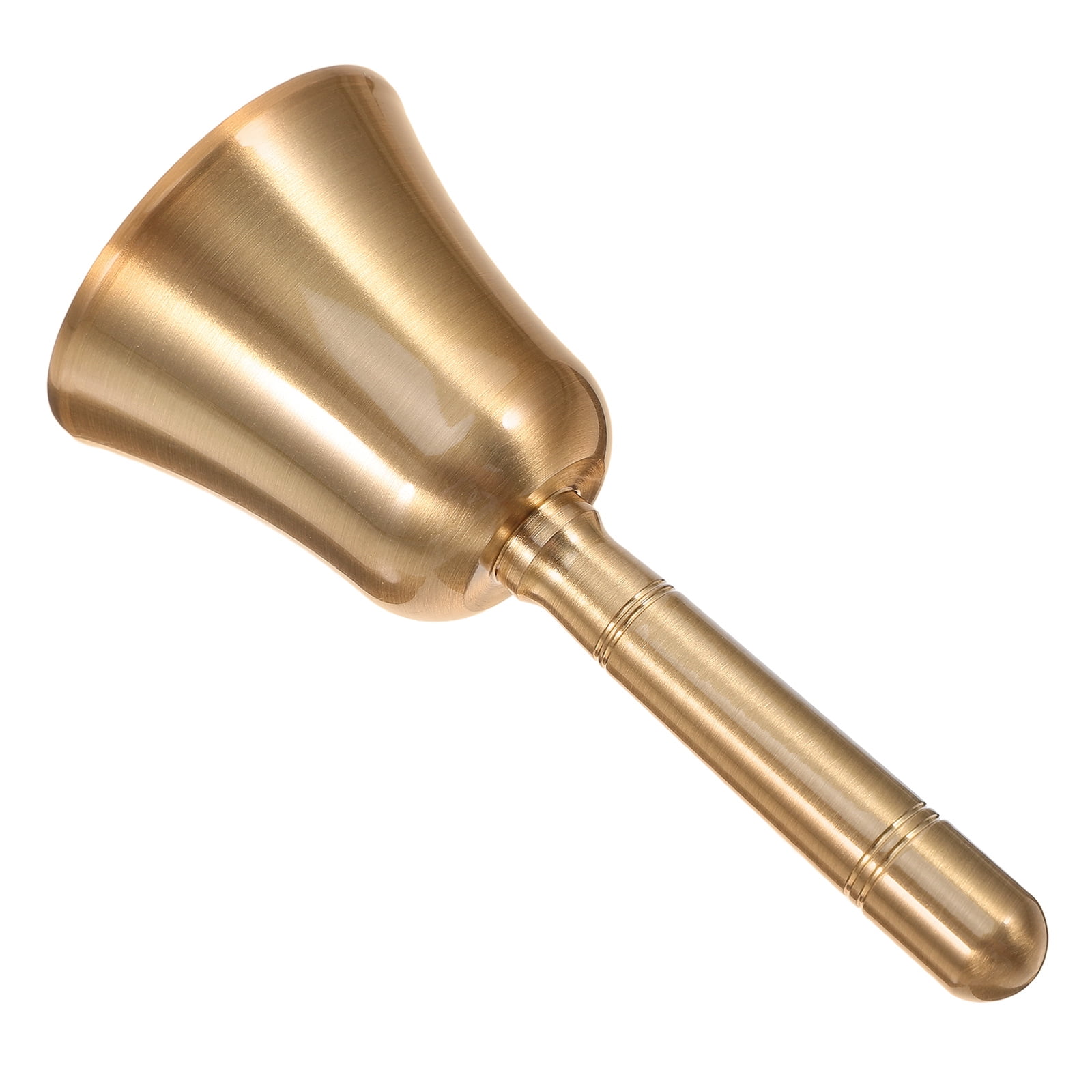 Christmas Rattle Pure Copper Wedding School Bell Golden Brass 10.00X4.40X4.40CM Elder