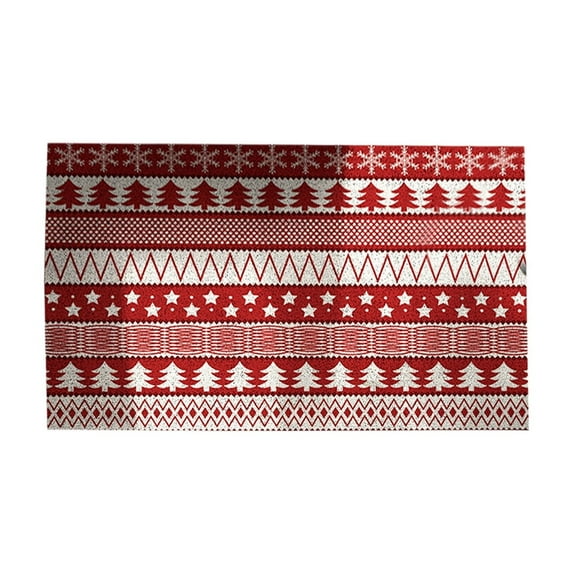 Christmas Rectangle Tablecloth, Winter Vintage Table Cloth, Xmas Farmhouse Fabric Table Cover for Holiday, Dining, Party Decor