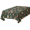 thumbnail image 1 of Christmas Rectangular Tablecloth Winter Christmas Tree Decoration Tablecloth Polyester Vintage Tablecloth for Kitchen Picnic Party Table Christmas Decoration, 1 of 2