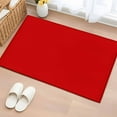 thumbnail image 1 of Christmas Red 2x3 Door Mat Rug, Farmhouse Solid Red Color Modern Art Non-Skid Rubber Backing Large Rectangle Rugs - Living Room Bedroom Home Office, Indoor Floor Mat Carpets Washable Rug, 1 of 9