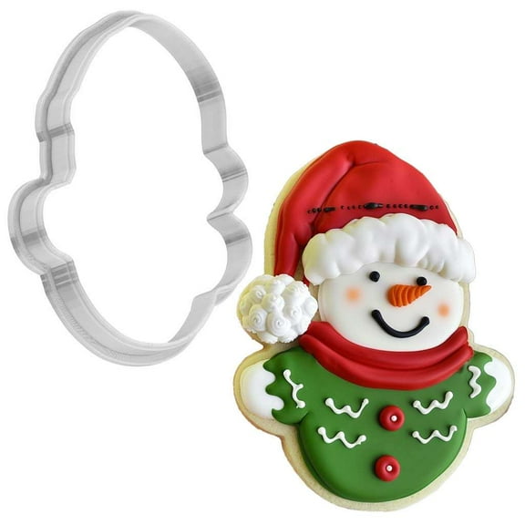 Christmas Red And Green Cookie Cutter 4 Inch Made in USA by WONDERTORY