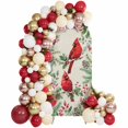 Christmas Red Bird Arch Backdrop Covers 5 FT, Winter Cardinal Berry ...
