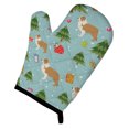 thumbnail image 1 of Christmas Red Border Collie Oven Mitt, 1 of 7