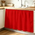 thumbnail image 1 of Christmas Red Cabinet Curtain 32"Wx55"L, Dustproof Pantry Door Curtain with Self Adhesive Tape, Modern Simple Xmas Red Backdrop Tall Storage Cover Privacy Drape for Bathroom Kitchen Laundry Room, 1 of 9
