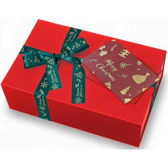 Christmas Red Gift Box, Gift Boxes for Packing Birthday, Christmas, Wedding Gifts, B