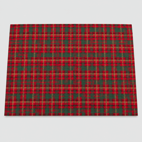 Christmas Red Plaid Rectangle Tablecloth, 60 x 84 Inch