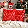 thumbnail image 1 of Christmas Red Plaid Throw Pillow Covers 18x18 Inch Set of 2 Buffalo Check Holiday Decorative Cushion Case Farmhouse Home Decor for Couch Bed Living Room, 1 of 11