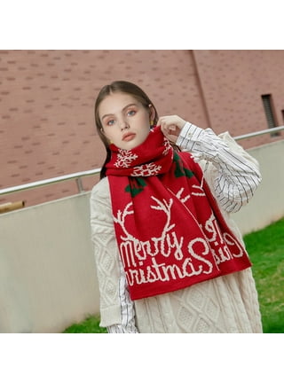 Christmas best sale red scarf