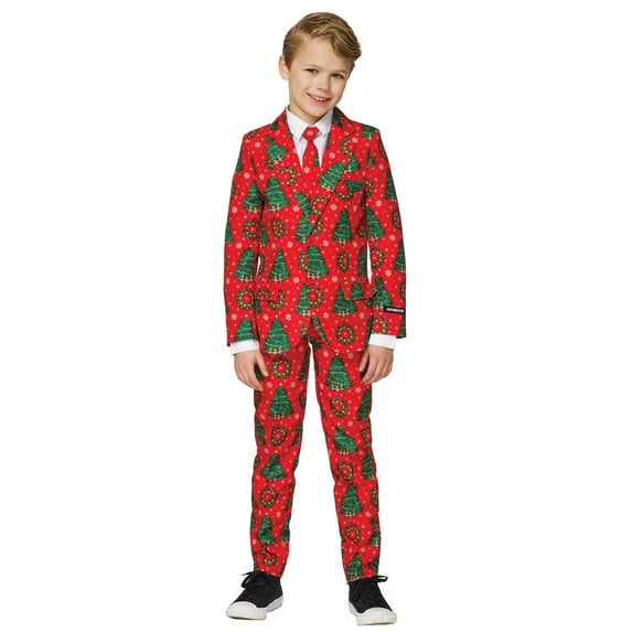 Christmas Red Suit Ch Xl 14-16
