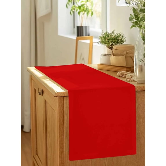 Christmas Red Table Runner 36 Inches Long,Kitchen Dining Tablerunners ...