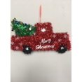 thumbnail image 1 of Christmas Red Truck Carrying Tree Tinsel Wall Hanging, 1 of 1