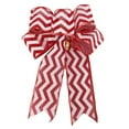 thumbnail image 1 of Christmas Red Velvet Bows, Glitter Wreath Bows for Christmas Outdoor Decorations, Organza Twist Tie Ribbons for Crafts, Xmas Gifts Present Wrapping, 7x9 in，6 Count, 1 of 18