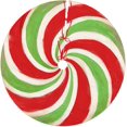 thumbnail image 1 of Christmas Red and Green Tree Skirt, 36 Inch Candy Swirl Stripe Trees Mat for Winter Merry Christmas Halloween Indoor Home Holiday Party Decorations, 1 of 6