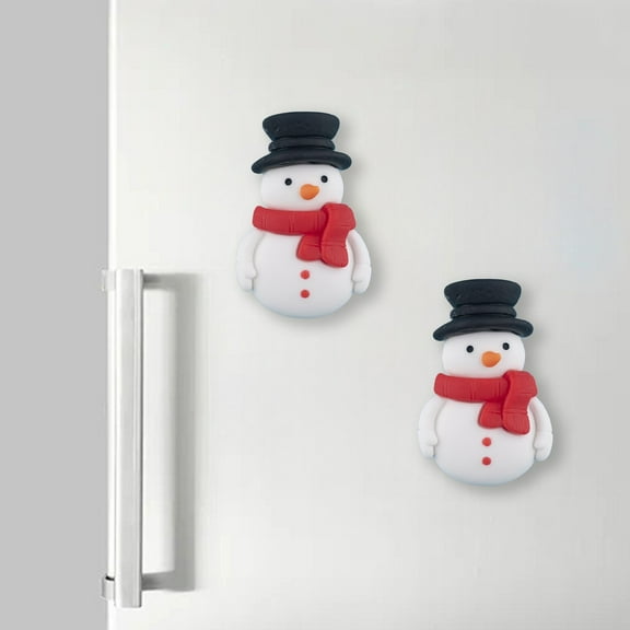Christmas Refrigerator Magnets Stickers, Xmas Holiday Decorations for Kitchen, Santa Claus Reindeer Snowman Ornaments, Magnetic Christmas Tree Decor, Holiday Party Supplies, Winter Wonderland Gifts